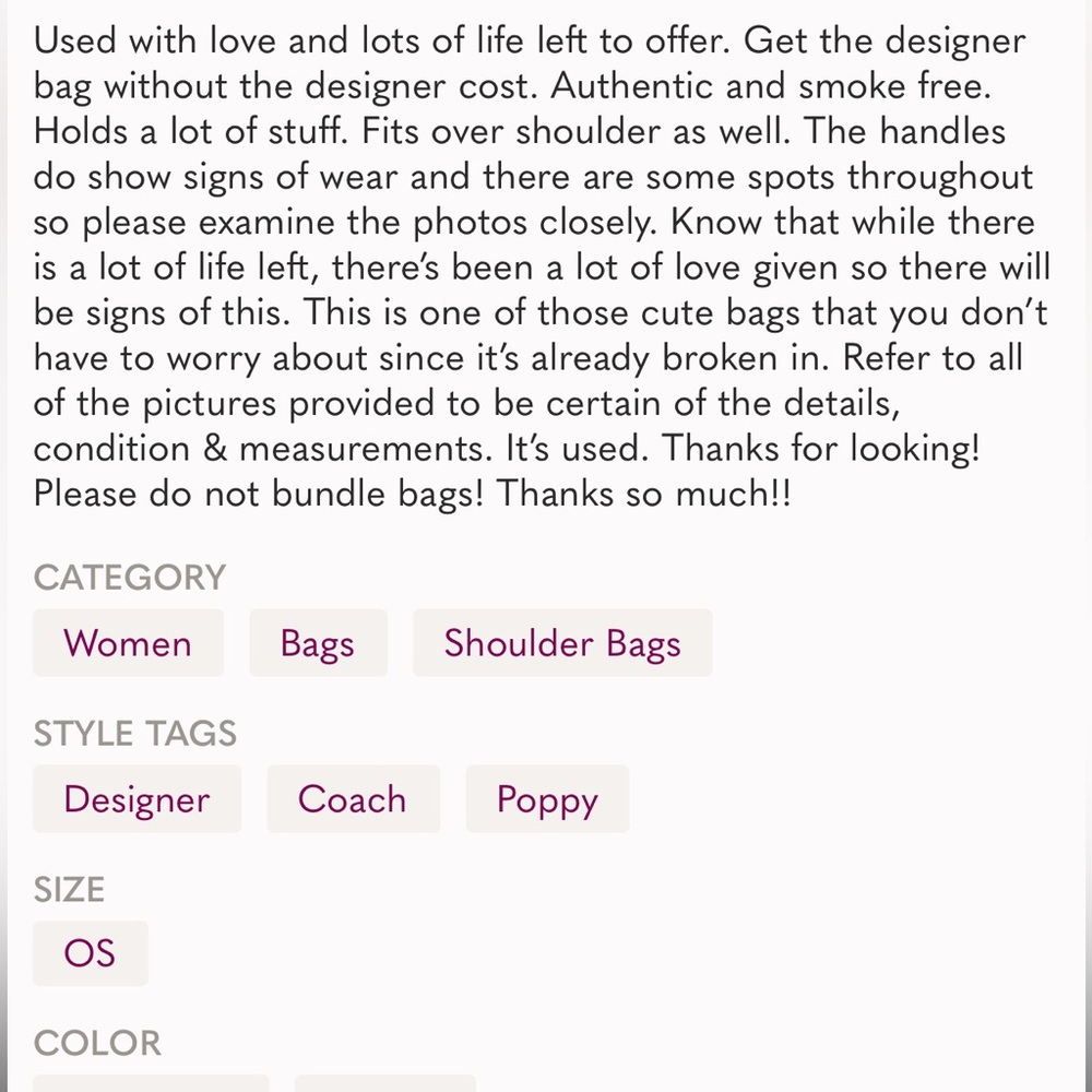 Authentic | Coach Bag | Loved ♥️ - Picture 15 of 15